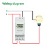 Wengart THC15A Digital Timer 230 V AC, Weekly Programmable with