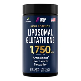 Glutatión Liposomal Con Vitamina C 1750 Mg 120 Cap