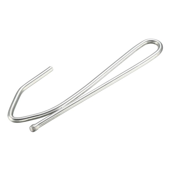 uxcell Curtain Hooks Pin-On Drapery Hook Zinc Plating Long Shanks