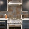 neukids distressed splashback metal rust, Copper earth red splashbacks for
