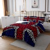 Homemissing UK Flag Coverlet Music Notes Flag for Kids Boys