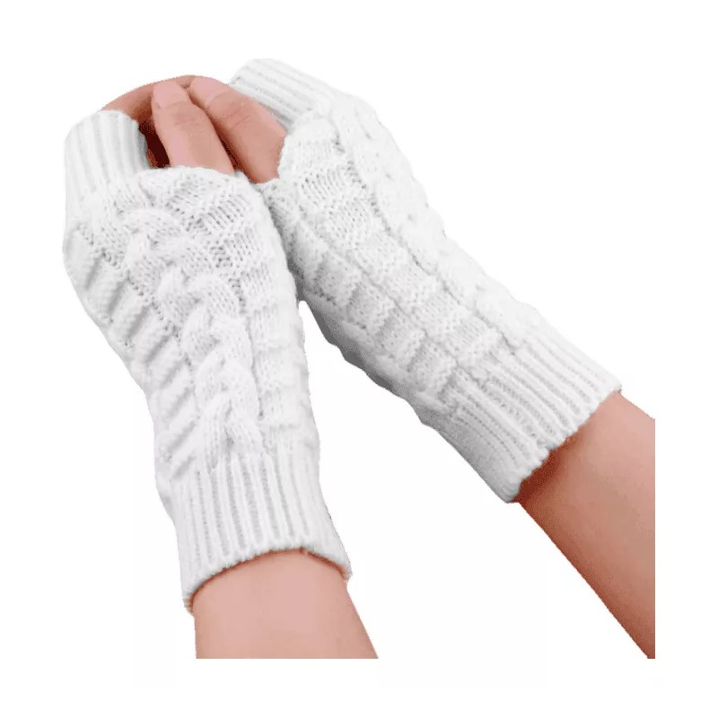 Patry Set 14x Pares Guantes Sin Dedos Frió Invierno Lana