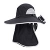 Wide Brim Solar Fan Hat Outdoor Fishing Sunscreen Quick Drying