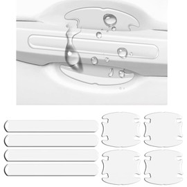 JinRui-T Car Door Handle Protectors Film 8PCS Car Door Handle Scratch Protector Universal Car Door Cup Handle Paint Scratch Protector Sticker