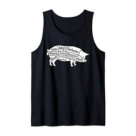 Pig Parts Filipino Food BBQ Pinoy Adobo Funny Pork Tank Top