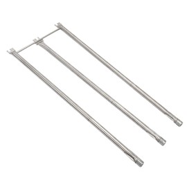 Leship 34 1/4 Inch Burner Tube Set Replace for Weber 67722 67820 Genesis 300 Series E310 E320 EP310 EP320 S310 S320 Gas Grills (2007-2010) with Side Control Knobs (304 Stainless Steel)
