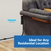 LIDER Flat-Face Outlet Extender with 3 Receptacles, Ultra-Thin Wall Plate