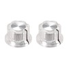 uxcell 2pcs 6.4mm Shaft Hole Potentiometer Volume Control Rotary Knobs
