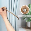Hangtty Magnetic Curtain Tiebacks 6 Pack Rope Decorative Curtain Tie