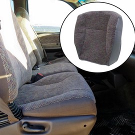 NLQR Driver and Passenger Side Bottom & Top Lean Back Replacement Seat Covers Cloth & Driver Bottom Foam Cushion Compatible with Dodge Ram 1500 2500 3500 1998 1999 2000 2001 2002