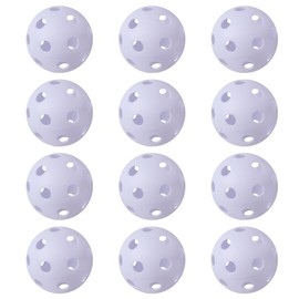 GSE Games & Sports Expert 240-Pack White Practice Baseballs, Plastic Baseballs Training, Hollow Airflow Softballs for Pitching, Batting, Catching for All Skill Levels