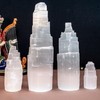 HEIMTEX Selenite Crystal Tower Mountain Column in Various Sizes, Ideal