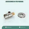 Heyalan Handheld Shower Wand Holder,Connecting Shower Hose and Water Pipe