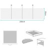 HUIDUO Shelf Liner - Non Adhesive, Non Slip Drawer &