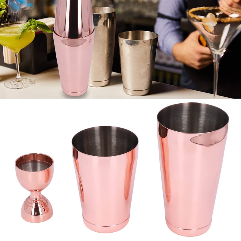 Lybunair 11 PCS Spotless Steel Cocktail Making Set, Complete Mixing