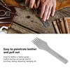 Leather Pricking Iron Round Cutting Mirror Polished High Speed Steel