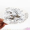 CENPEK 1.5cm Silver Foil Confetti Round Tissue Paper Table Confetti