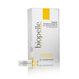 Biopelle Tensage Growth Factor Intensive Serum 40 Post-Procedure or Intensive Boost Ampoules with SCA 40 Biorepair Index, 10 Count
