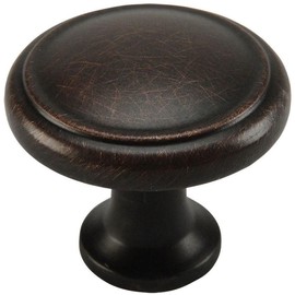 Cosmas® 5982ORB Oil Rubbed Bronze Cabinet Hardware Round Knob - 1-1/8" Diameter