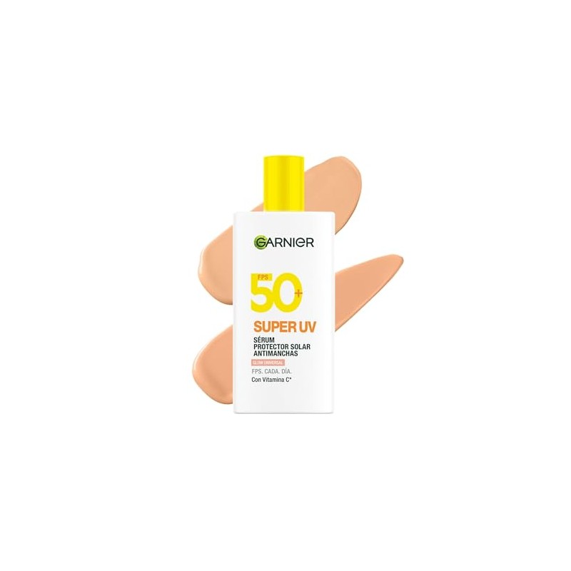 Garnier Super UV Protector Solar Facial Fluido Antimanchas Glow FPS50+