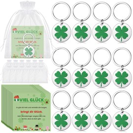 Kasyat 12 Sets Gift Set Including 12 Keyrings 12 Cards 12 Organza Bags, as shown in the picture