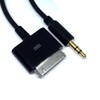 ClipGrip 2 PCS Stereo 3.5mm AUX Input to 30-Pin Male