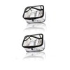 Honwor Travel Essential: 2-Pack Clear Waterproof Toiletry Bags with Handle