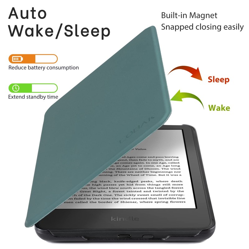 CoBak Case for 6 inch e-reader, full protection with auto