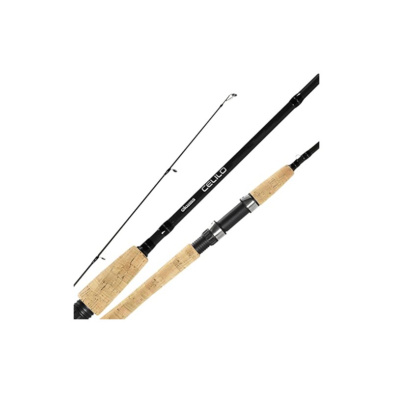Okuma Celilo Graphite Lightweight Ultra Light Freshwater Rods, CE-S-762Lb, Black