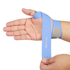 Domaste Pickleball Wrist Brace Support for Tennis, Ultra Thin Elastic Wrist Wraps, Lightweight, Breathable and Skin Friendly (Royal Blue,Right)