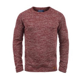 BLEND Dan Men's Knitted Pullover, size:L;colour:Andorra Red (73811)