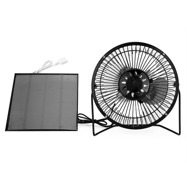 Solar Fan, High Efficiency, USB Powered, Solar Panel, Picnic