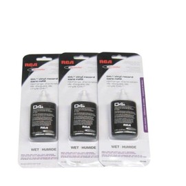 THREE BOTTLES - RCA Discwasher #RD-1046 1.25 oz. D4+ Vinyl Record Cleaning Fluid Refills by Discwasher