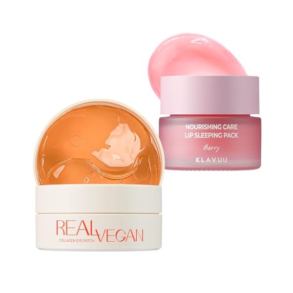 Klavuu Lip Mask Sleeping Mask & Real Vegan Collagen Eye