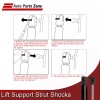 Unbranded 2x Universal 17.2" 17" 18"Lift Support Gas Springs Struts