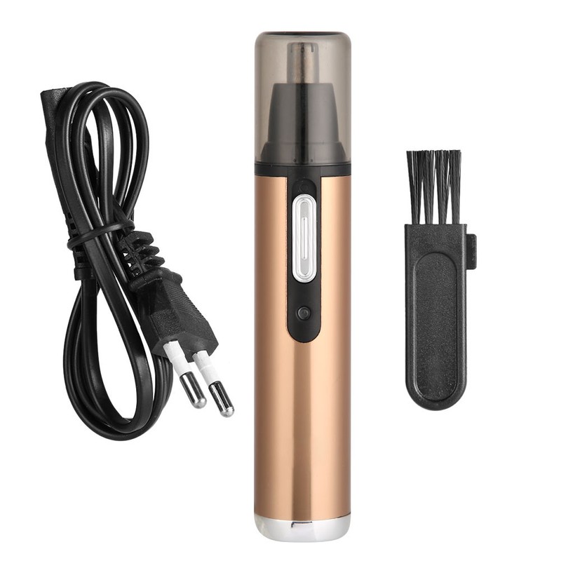 Rechargeable Electric Nose Hair Trimmer Portable Nasal Hair Shaver Cutting