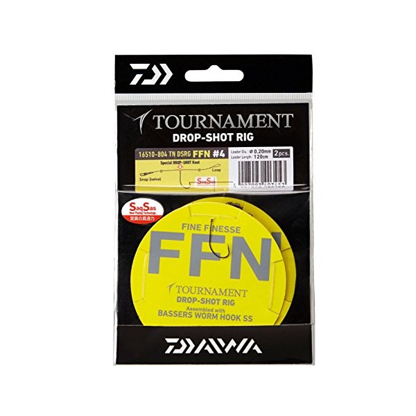 Daiwa Tournament Drop Shot Rig Fine Finesse - All Sizes