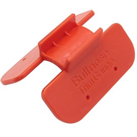 Ragyzity Bullnose Trim Gauge Tool, Jig Router Trim Bit Corner Trimmer Woodworking Tool, Bullnose Trim Gauge Paint Scriber Tool, Crown Molding Marking Tool for Crown Molding Drywall Corners