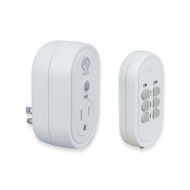 OSKOS Indoor 3 Pack Outlets with Wireless Remote Control, White.