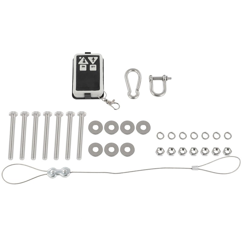 SCITOO 35 LBS Saltwater Electric Anchor Winch With Wireless Remote