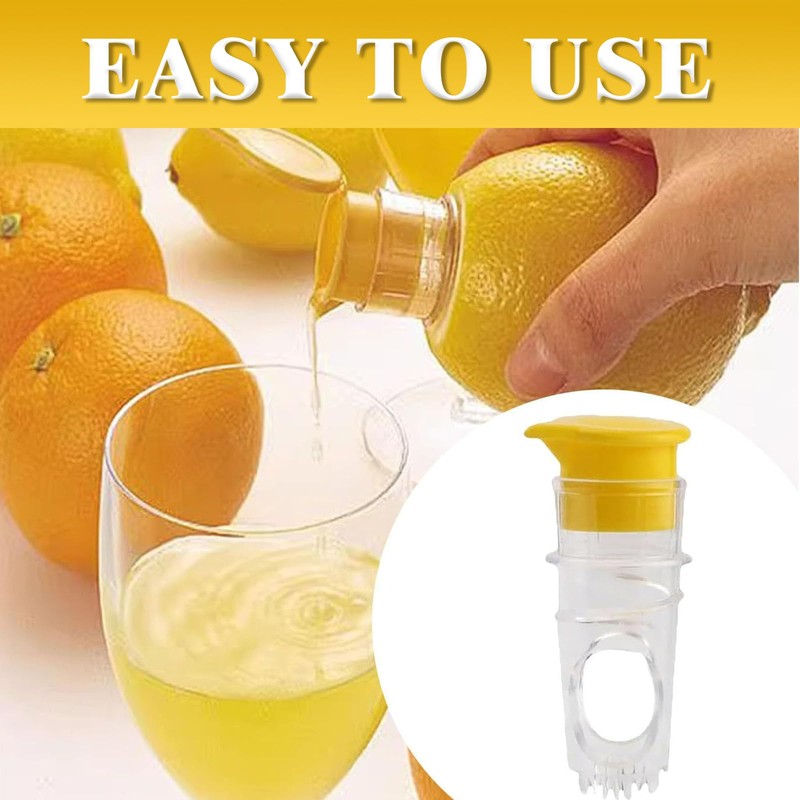 Lemon Squeezer 2-Piece - Manual Citrus Juicer - Stainless Steel