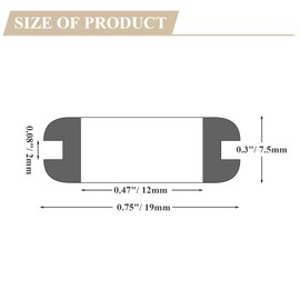 Bonsicoky 60 Pcs 1/2" Rubber Grommets, Black Rubber Hole Grommet for Wires, Firewall, Cables, Cords, Automotive