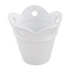 Mud Pie Happy Scallop Pot, Small; 4.5' X 4"