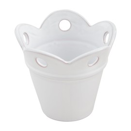 Mud Pie Happy Scallop Pot, Small; 4.5' X 4"