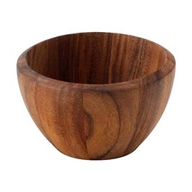 Continenta Acacia Wood Bowl, Dark Brown, One Size