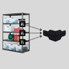 Whalen Post Insert Corner Connector for Shelving Costco, Black