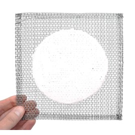 EISCO 10PK Iron Wire Gauze Squares, 6x6-4" Ceramic Center - 100% Free of Harmful Chemicals, Asbestos Free