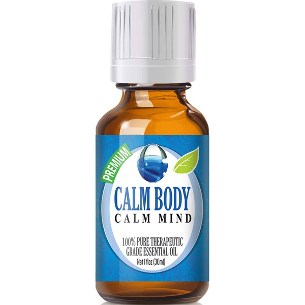 Healing Solutions Calm Body, Calm Mind Blend Essential Oil - 100% Pure Therapeutic Grade Calm Body, Calm Mind Blend Oil - 30ml