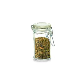 Zeller Spice Jars 4pcs. of Glass, 4.5 x 8.4 x 18 cm