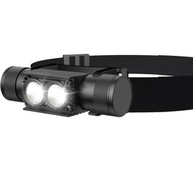 Amkulop Super Bright 1200 Lumen LED Rechargeable Headlamp with Rotatable Hidden Type-C Port,Waterproof Head Light with 3200mAh Battery,180° Adjustable Head lamp with 6 Modes for Camping Hiking Fishing